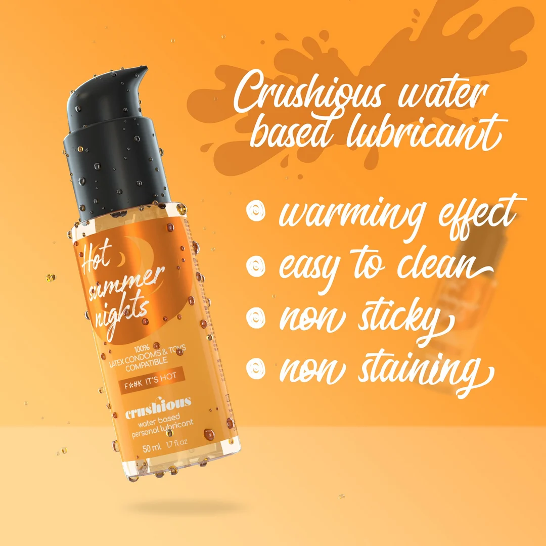 Lubricante de efecto cálido de base acuosa Crushious - Imagen 2