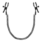 BDSM tepelketting met verstelbare klemmen – Zwart - Afbeelding 5