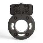 Vibrerende cockring met eenvoudige bullet – Booster - Cockring met Vibrerende Bullet - Zwart - Afbeelding 5