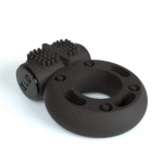 Vibrerende cockring met eenvoudige bullet – Booster - Cockring met Vibrerende Bullet - Zwart - Afbeelding 2