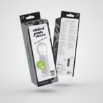 Penis sleeve met geribbelde structuur – Transparant