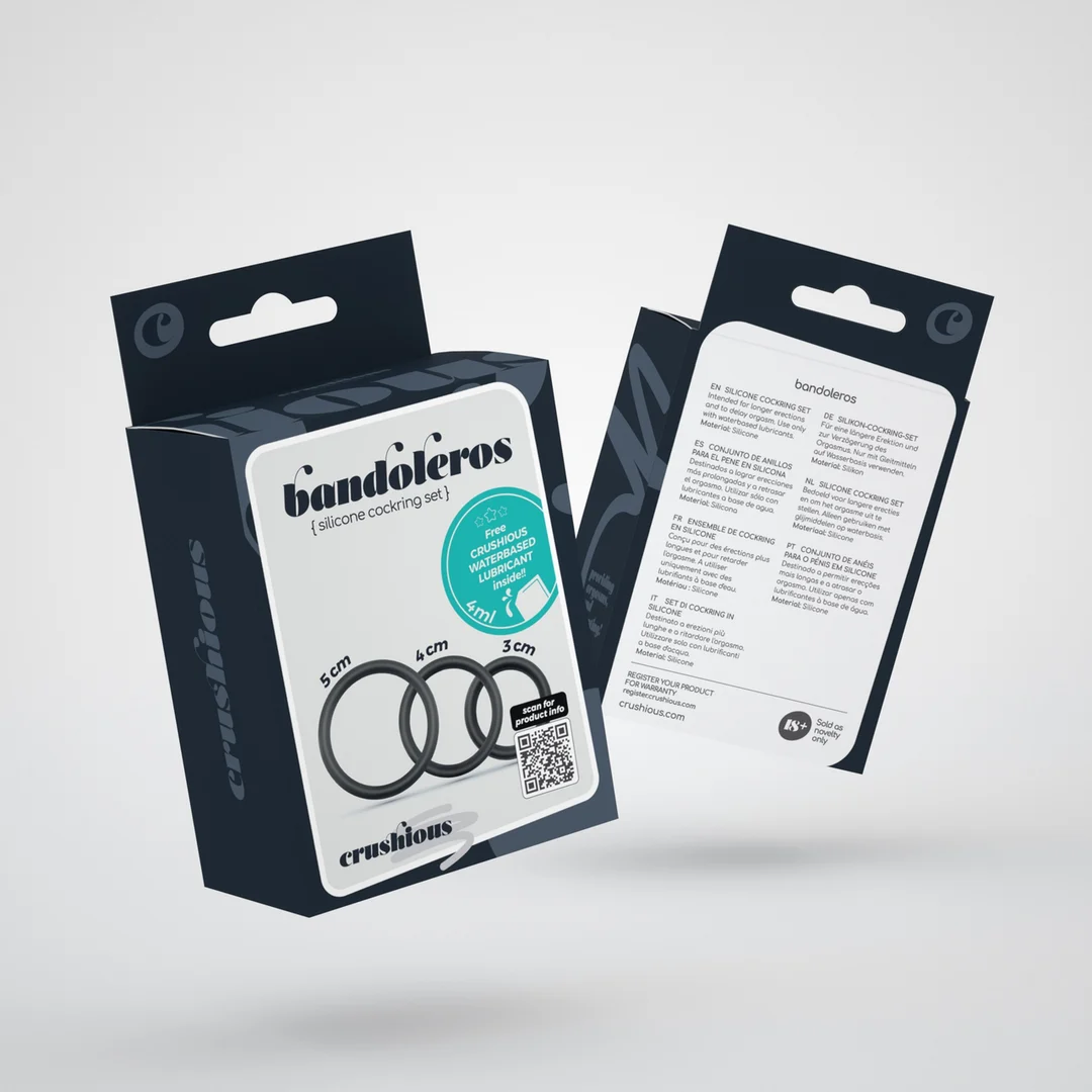 Bandoleros siliconen cockring set