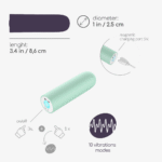 Bullet vibrator – 10 standen – Wit Crushious - Afbeelding 12