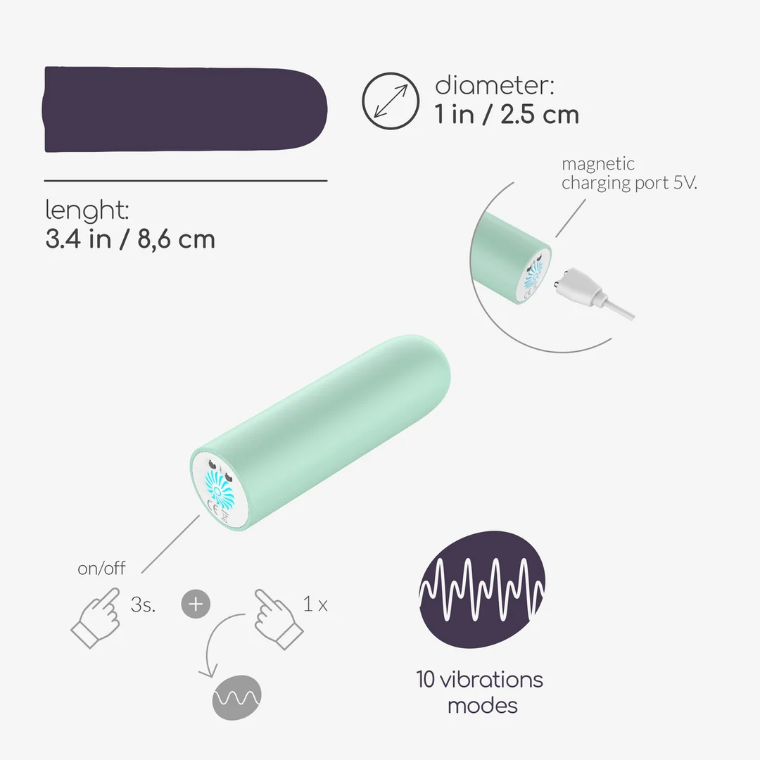 Crushious Quackers USB aufladbarer Bullet Vibrator – Bild 12