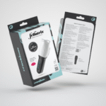 Automatische masturbator met 360° rotatie – Wit