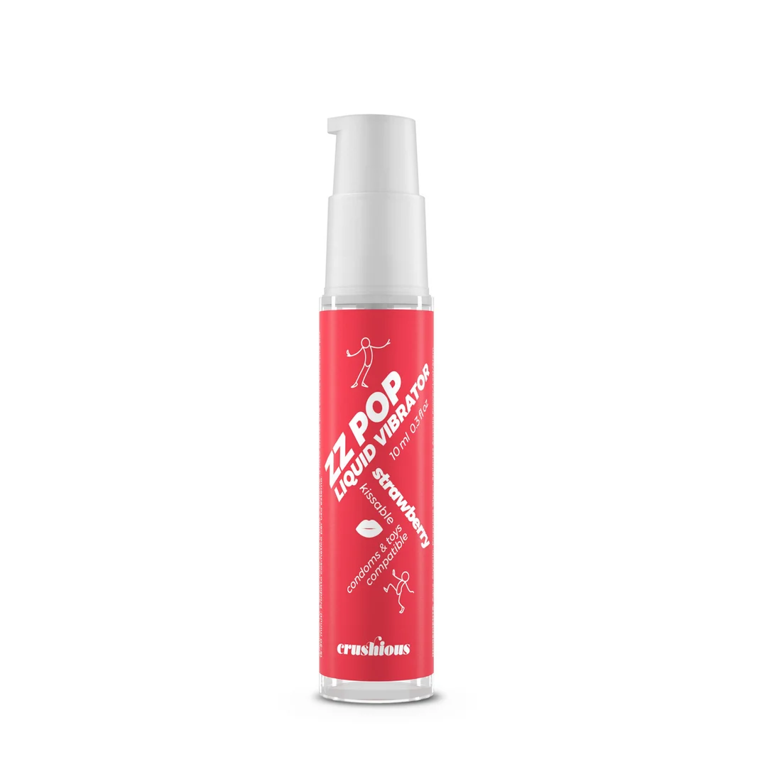 ZZ Pop küssbarer Liquid Vibrator Kirsche 10 ml – Bild 5