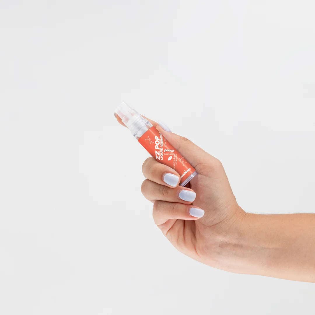 ZZ Pop küssbarer Liquid Vibrator Kirsche 10 ml – Bild 11