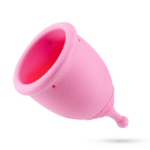 Menstruatiecup met zakje – S en L – Roze – Minerva - Afbeelding 2