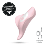 Vibrerende slipjes met afstandsbediening – Roze Crushious - Afbeelding 6