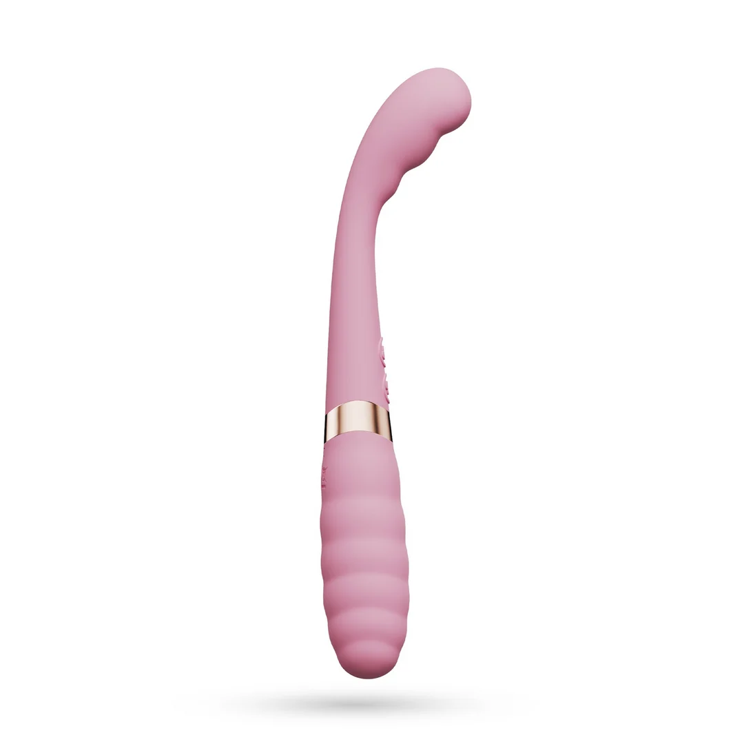 Crushious Pixie flexibler Dual Vibrator in Rosa – Bild 3