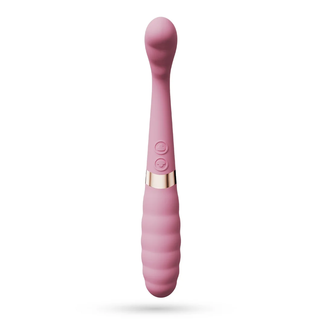 Crushious Pixie flexibler Dual Vibrator in Rosa – Bild 4