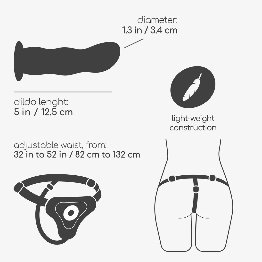 Harnais Crushious Snapper avec gode – Image 11