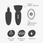 Vulva pomp met 10 standen – Scarlet - Afbeelding 5