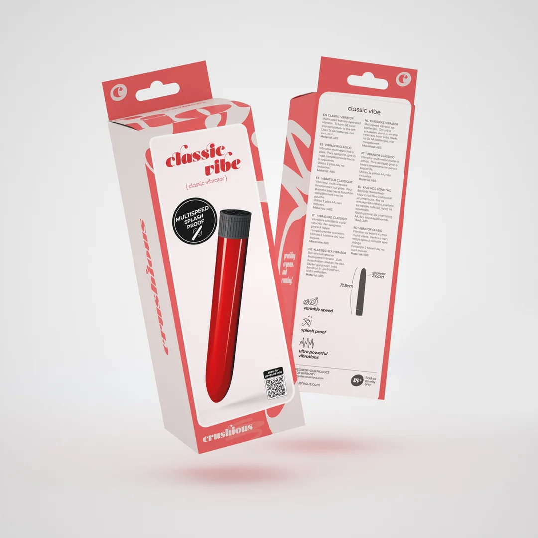 Crushious Classic Vibe vibrator rood