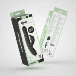 rabbit vibrator – intense stootbewegingen – zwart Crushious