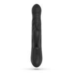 rabbit vibrator – intense stootbewegingen – zwart Crushious - Afbeelding 4
