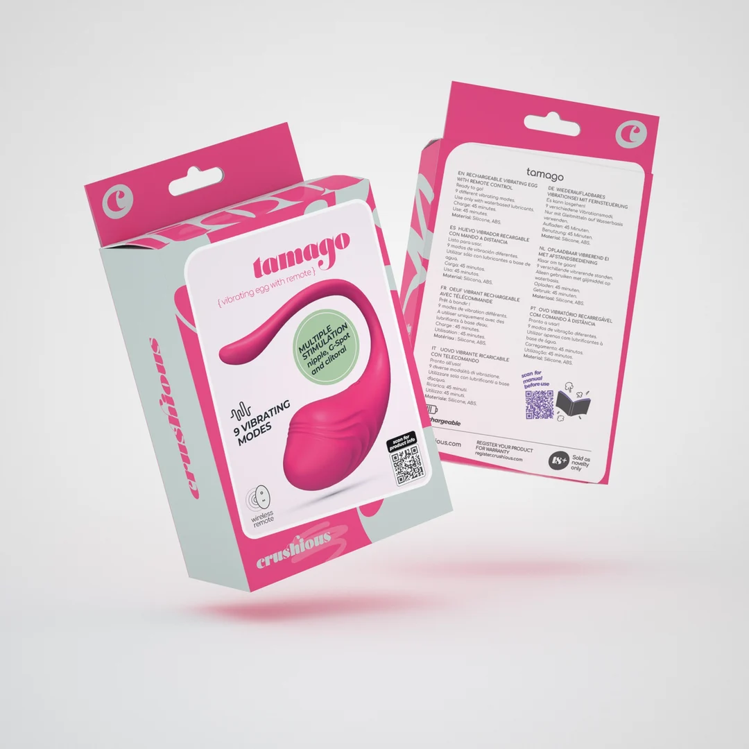 Œuf vibrant rechargeable Crushious Tamago – Image 7
