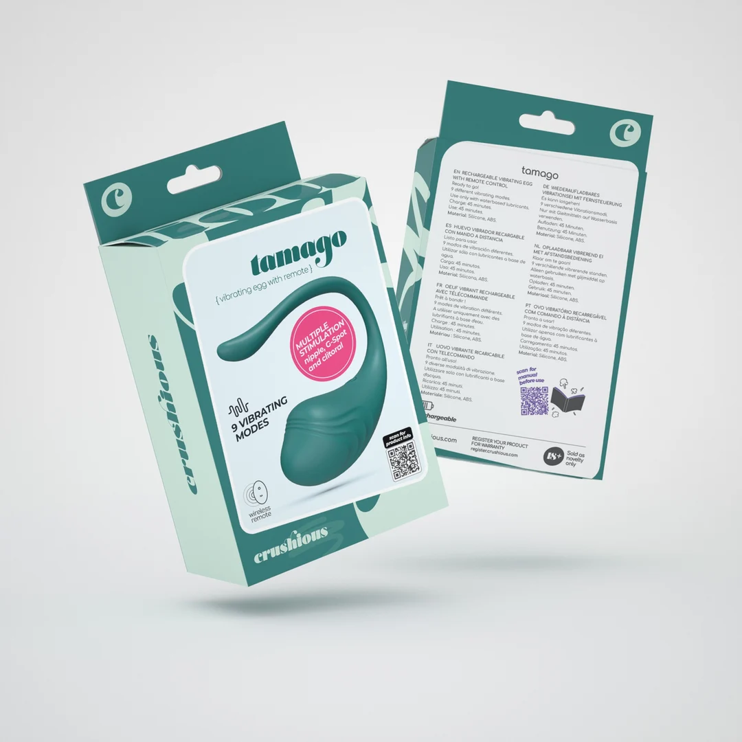 Œuf vibrant rechargeable Crushious Tamago – Image 19