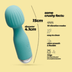 wand vibrator – flexibele kop & 10 standen – Crushious Wanderlust lila Crushious - Afbeelding 10