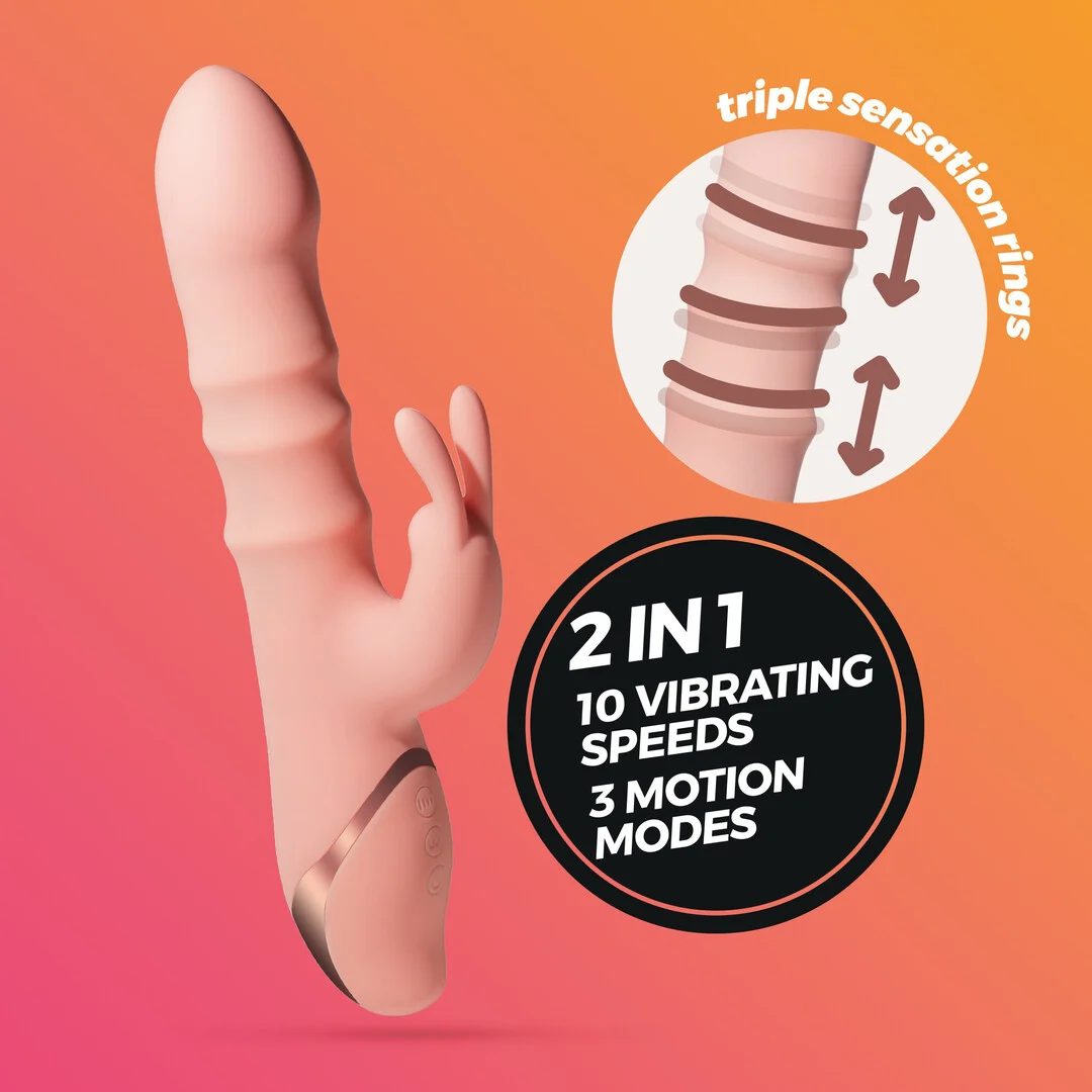 Crushious Ringlord, vibromasseur rabbit à anneaux – Image 5