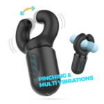 Vibrerende masturbator met 10 vibratiestanden – Zwart - Afbeelding 5