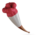 Duo vibrator met 10 standen – Rood Crushious - Afbeelding 4