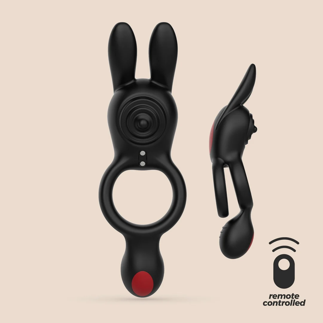 Anello fallico vibrante doppio Dingo con telecomando - immagine 4