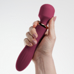 wand vibrator – dual wand massager met verwarmingsmodus – Crushious Jinx Rosé Wijn Crushious - Afbeelding 12
