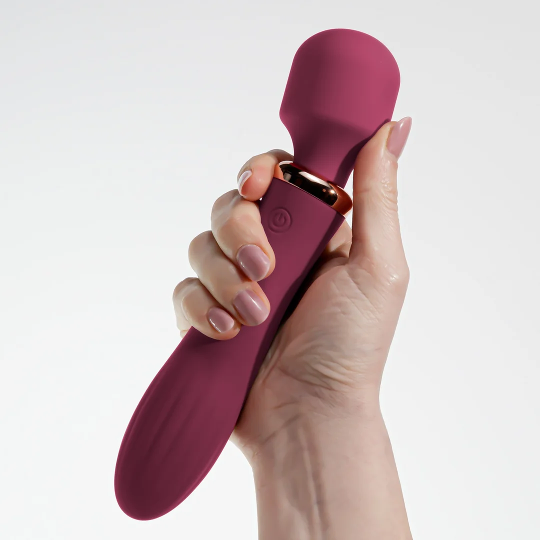 Crushious Jinx Dual Wand Massager met verwarmingsmodus - Afbeelding 12