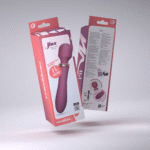 wand vibrator – dual wand massager met verwarmingsmodus – Crushious Jinx Rosé Wijn Crushious - Afbeelding 7
