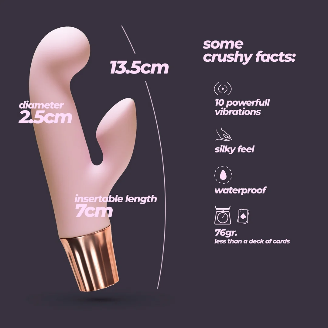 Crushious Mellow Cony mini vibratore rabbit - immagine 5
