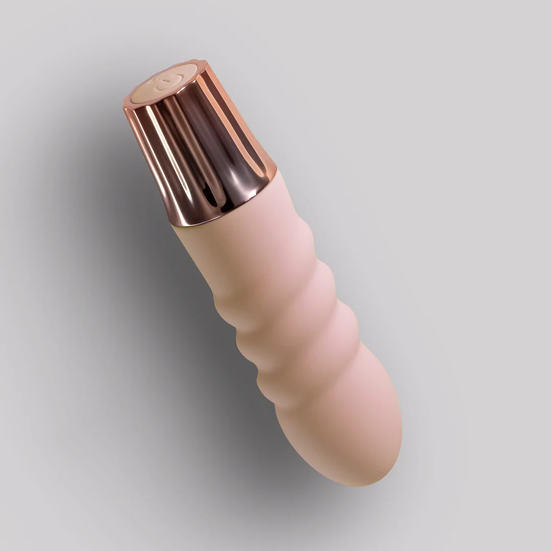 Mini vibromasseur rose Crushious Mellow Bubbles – Image 3
