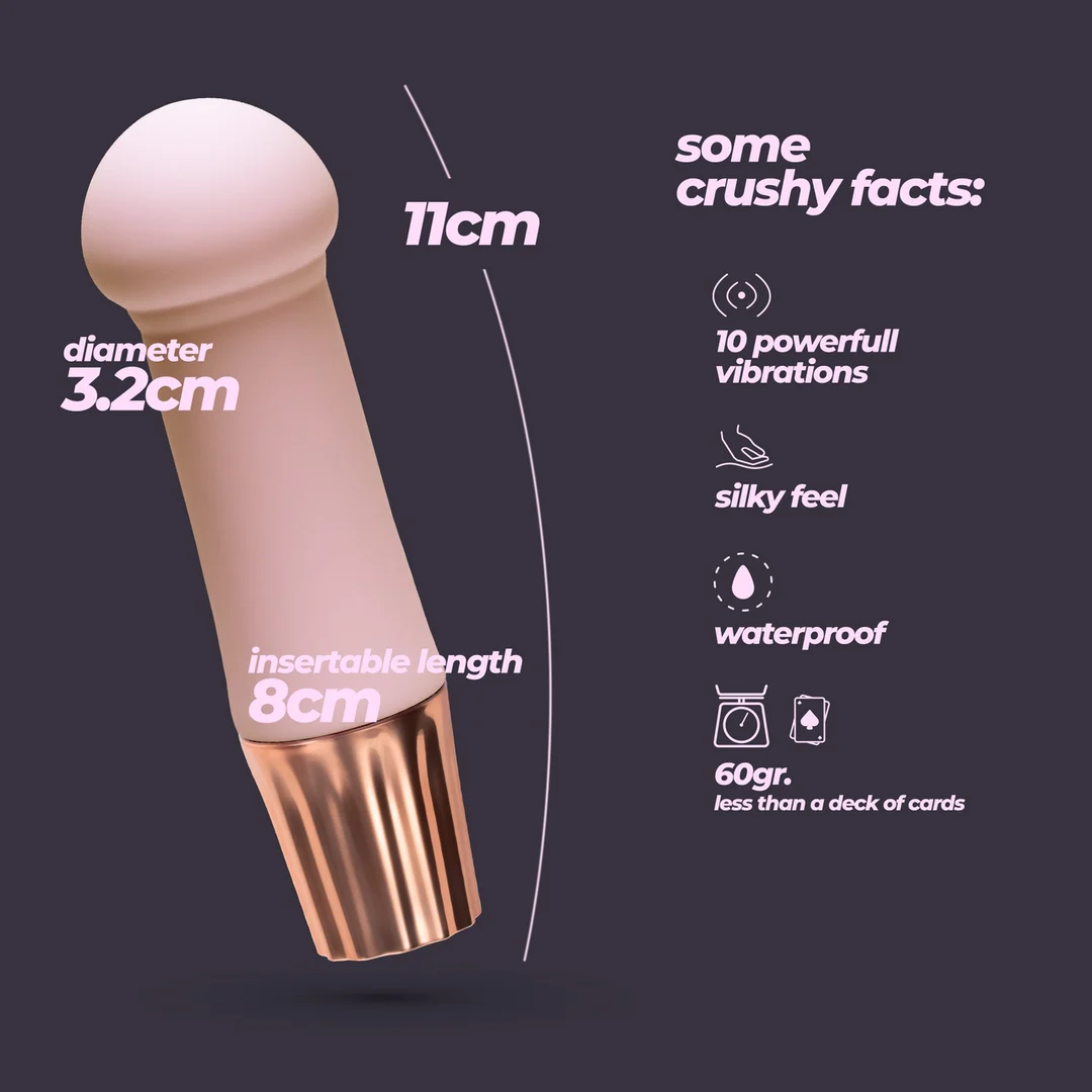 Mini vibromasseur wand Crushious Mellow Puff – Image 3
