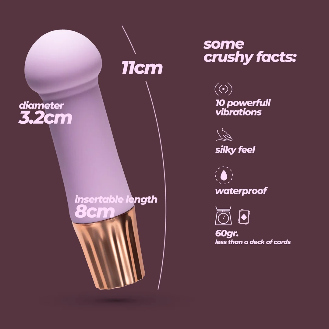 Mini vibromasseur wand Crushious Mellow Puff – Image 10