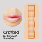 Mond masturbator met stimulerende knobbeltjes – Roze - Afbeelding 5