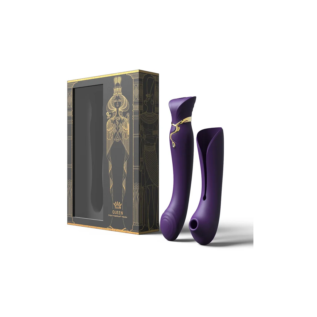 Vibromasseur pour le point G et stimulateur à air pulsé Queen – Image 6