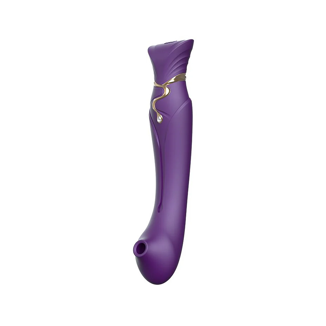 Vibromasseur pour le point G et stimulateur à air pulsé Queen – Image 8
