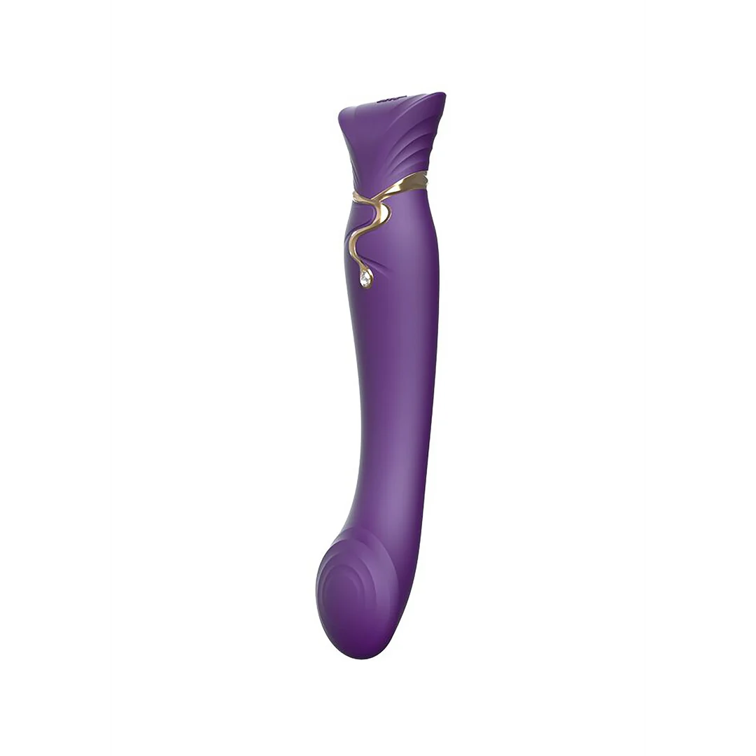 Vibromasseur pour le point G et stimulateur à air pulsé Queen – Image 10