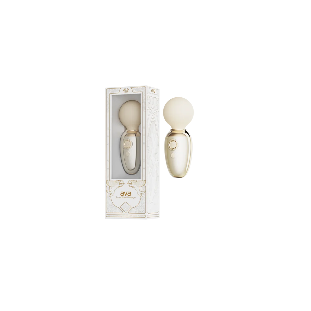 F03501-2 Zalo Ava Smart Wand Massager in Elfenbeinweiß – Bild 1
