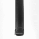 Anale douche – plastic mondstuk 13,5 cm (Ø 1,9 cm), ABS, zwart – voor doucheslang - Afbeelding 3