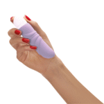 Mini vibrator – reisvriendelijk met ribbels – Fun Factory Pastel Lila - Afbeelding 3