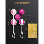 Kegel balls – Geisha Balls 3 - Suikerroze - Afbeelding 3