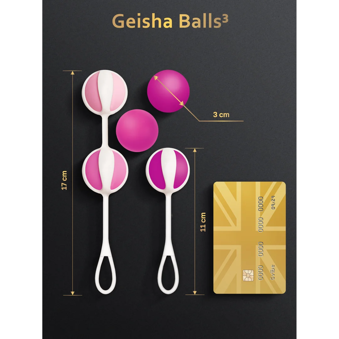 Kegel balls – Geisha Balls 3 - Suikerroze - Afbeelding 3