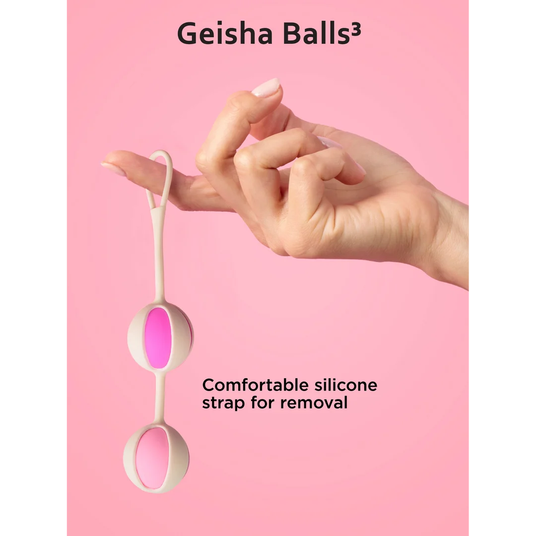 Kegel balls – Geisha Balls 3 - Suikerroze - Afbeelding 4