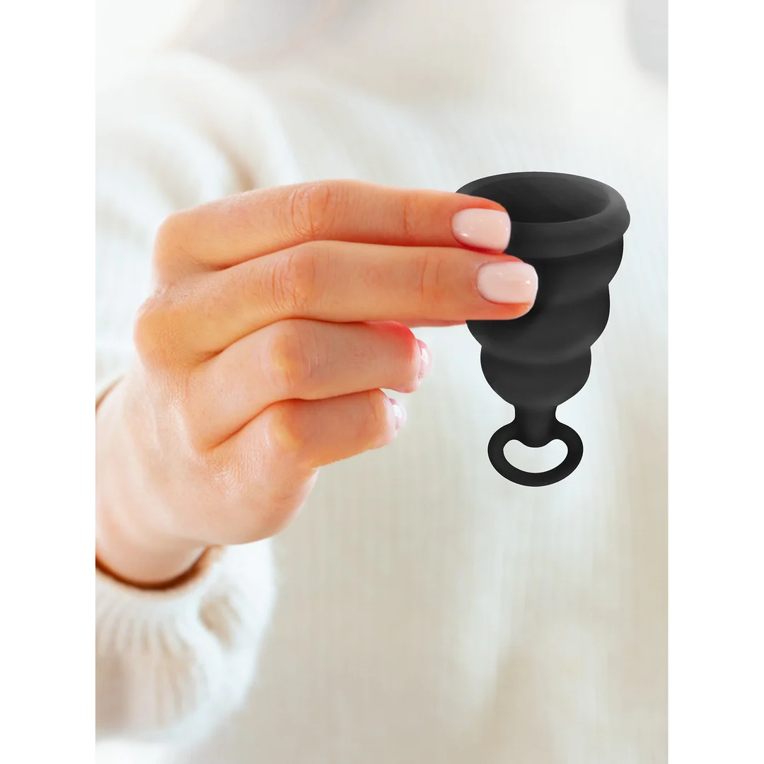 G Vibe G Cup Menstruationstasse schwarz – Bild 4