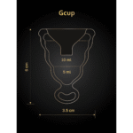 Menstruatiecup – met terugslagventiel en gepatenteerde lekbescherming, zwart – Gvibe - Afbeelding 5