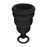 Menstruatiecup – met terugslagventiel en gepatenteerde lekbescherming, zwart – Gvibe - Afbeelding 6