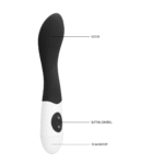 G-spot vibrator met gebogen ontwerp – Bend Vibrator GC by Shots - Afbeelding 3