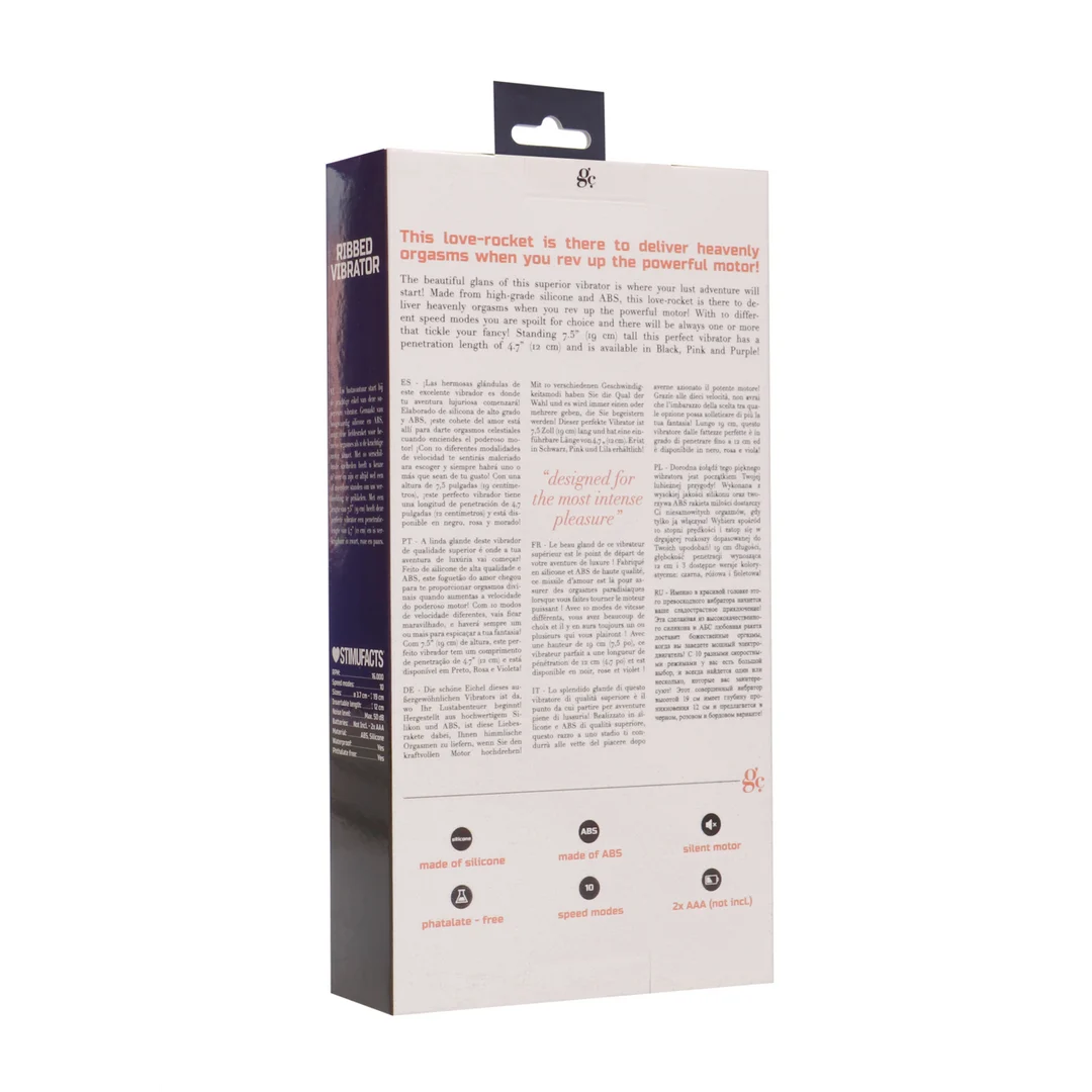 GC by Shots geribbelde vibrator - Afbeelding 2
