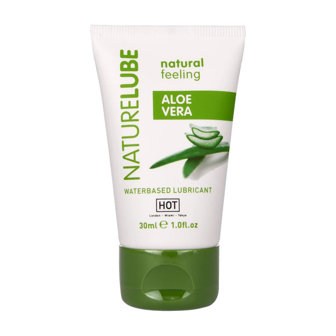 Glijmiddel op waterbasis – natuurlijk gevoel met aloë vera – ongeparfumeerd, geen smaak – 30 ml – HOT - Afbeelding 2